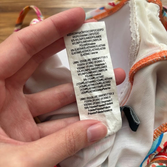 Lauren Ralph Lauren Boho Sunrise Paisley Mio One-Piece Multi Swimsuit - Picture 13 of 16